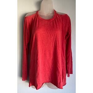 NWT Chaser Cold Shoulder Red Top Large